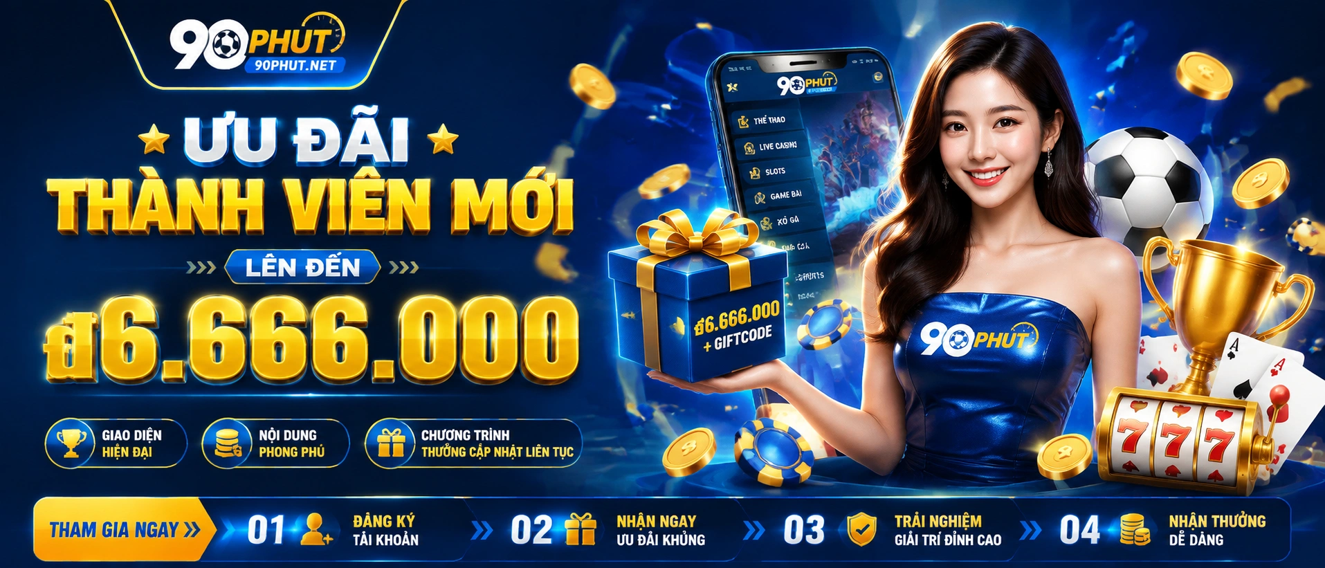 Giao diện game Bắn Cá tại 90phut