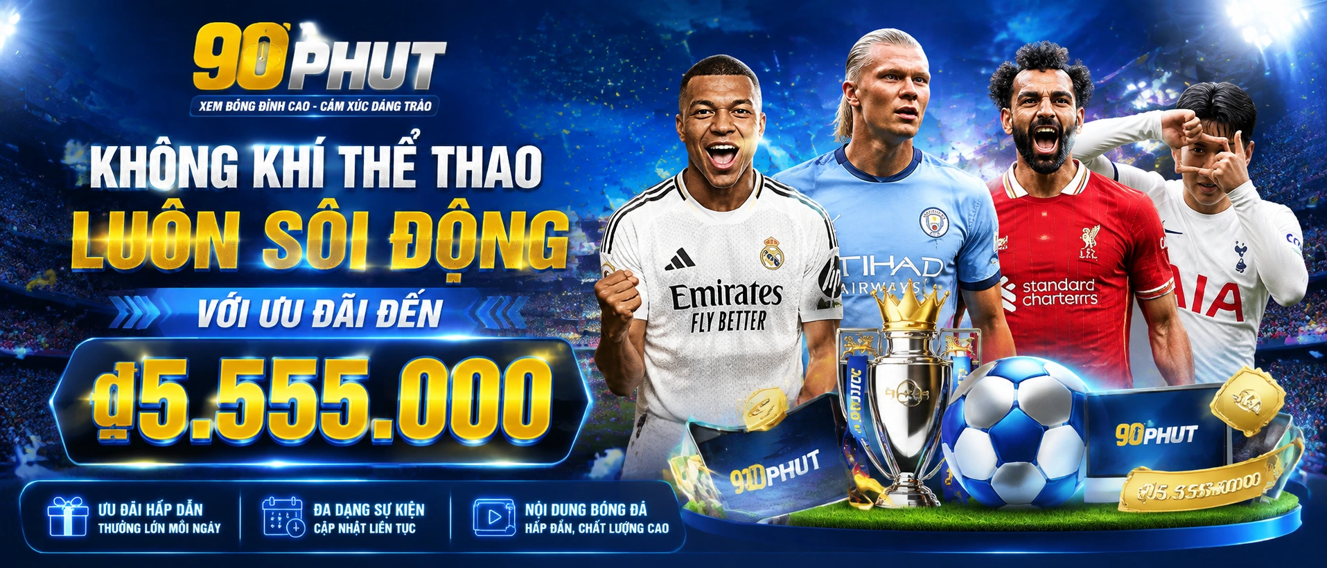 Khu thể thao với thẻ trận live betting