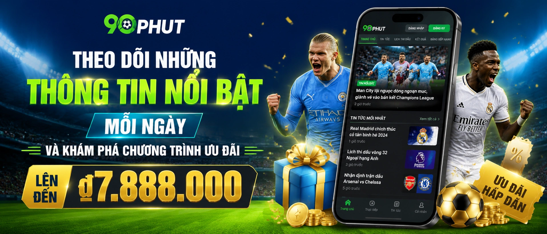 Khu tin cập nhật 90Phút về thanh toán địa phương